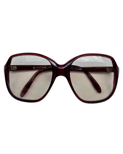 Foto de um(a) Óculos Vintage Novo Montclair Lafitte, da categoria de Óculos. Óculos VINTAGE Montclair, modelo Lafitte, Selected Frame, armação em acetato na cor marrom avermelhado, semi transparência,... Vendido no marketplace Trésors.