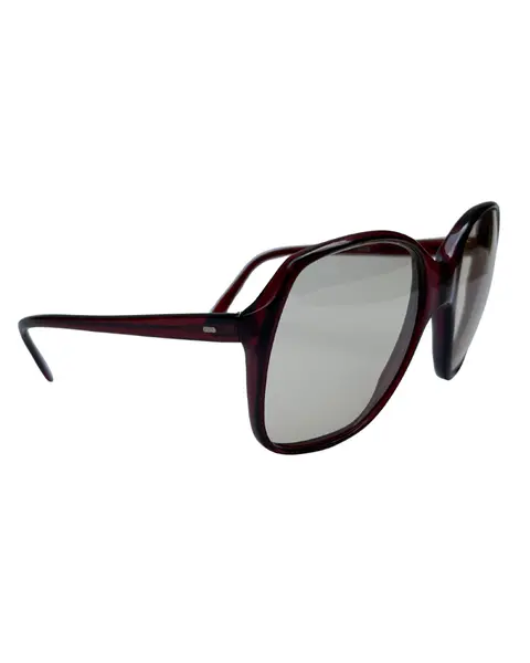 Foto de um(a) Óculos Vintage Novo Montclair Lafitte, da categoria de Óculos. Óculos VINTAGE Montclair, modelo Lafitte, Selected Frame, armação em acetato na cor marrom avermelhado, semi transparência,... Mostrado de uma perspectiva diferente. Vendido no marketplace Trésors.