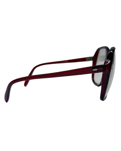 Foto de um(a) Óculos Vintage Novo Montclair Lafitte, da categoria de Óculos. Óculos VINTAGE Montclair, modelo Lafitte, Selected Frame, armação em acetato na cor marrom avermelhado, semi transparência,... Mostrado de uma perspectiva diferente. Vendido no marketplace Trésors.
