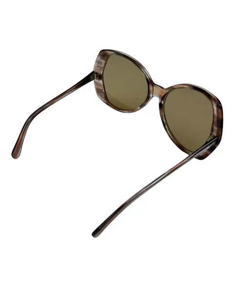 Foto de um(a) Óculos Vintage Novo Marrom, da categoria de Óculos. Óculos VINTAGE, armação em acetato transparência na cor padrão havana, lentes média marrom. Seu modelo característico da... Mostrado de uma perspectiva diferente. Vendido no marketplace Trésors.