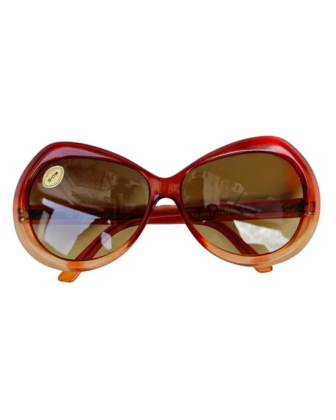 Foto de um(a) Óculos Vintage Novo Montclair Spectra, da categoria de Óculos. Óculos VINTAGE Montclair, modelo Spectra, Selected Frame, armação em acetato nas cores degrade marrom alaranjado, semi... Vendido no marketplace Trésors.