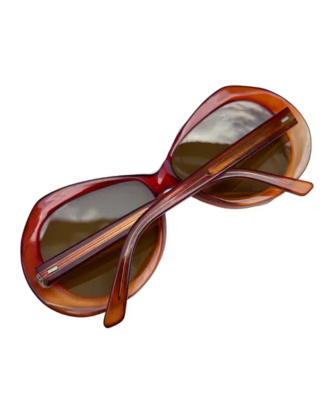Foto de um(a) Óculos Vintage Novo Montclair Spectra, da categoria de Óculos. Óculos VINTAGE Montclair, modelo Spectra, Selected Frame, armação em acetato nas cores degrade marrom alaranjado, semi... Mostrado de uma perspectiva diferente. Vendido no marketplace Trésors.