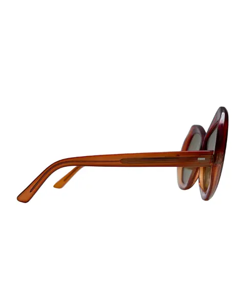 Foto de um(a) Óculos Vintage Novo Montclair Spectra, da categoria de Óculos. Óculos VINTAGE Montclair, modelo Spectra, Selected Frame, armação em acetato nas cores degrade marrom alaranjado, semi... Mostrado de uma perspectiva diferente. Vendido no marketplace Trésors.