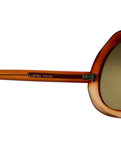 Foto de um(a) Óculos Vintage Novo Montclair Spectra, da categoria de Óculos. Óculos VINTAGE Montclair, modelo Spectra, Selected Frame, armação em acetato nas cores degrade marrom alaranjado, semi... Mostrado de uma perspectiva diferente. Vendido no marketplace Trésors.