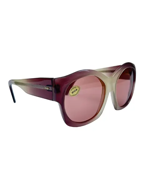 Foto de um(a) Óculos Vintage Novo Montclair Vogue, da categoria de Óculos. Óculos VINTAGE Montclair, modelo Vogue, Selected Frame, armação em acetato nas cores degrade lilás e gelo, semi... Mostrado de uma perspectiva diferente. Vendido no marketplace Trésors.
