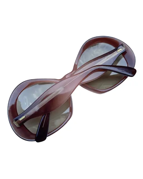 Foto de um(a) Óculos Vintage Novo Montclair Suncat, da categoria de Óculos. Óculos VINTAGE Montclair, modelo Suncat, Selected Frame, armação em acetato nas cores degrade marrom lilás , semi... Mostrado de uma perspectiva diferente. Vendido no marketplace Trésors.