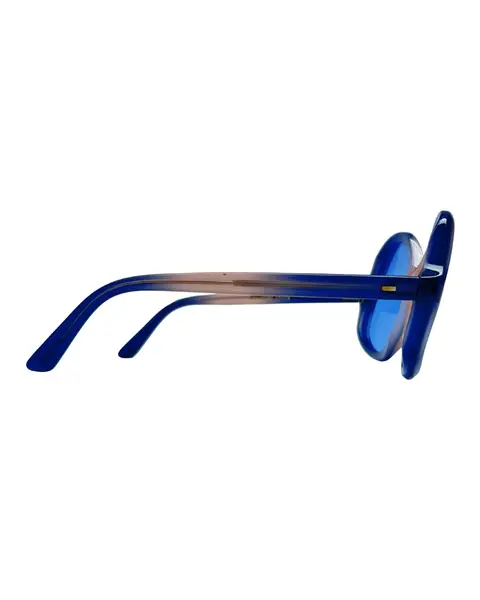 Foto de um(a) Óculos Vintage Novo Montclair Azul/Rosa, da categoria de Óculos. Óculos VINTAGE Montclair, Selected Frame, armação em acetato nas cores degrade azul e rosa, semi transparência, lentes... Mostrado de uma perspectiva diferente. Vendido no marketplace Trésors.
