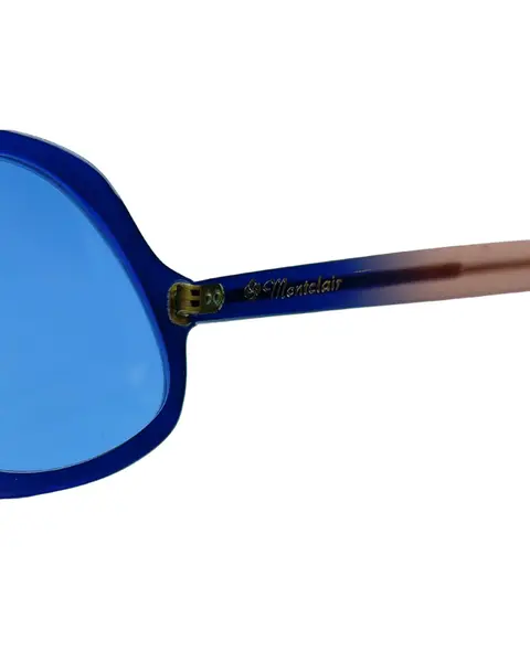 Foto de um(a) Óculos Vintage Novo Montclair Azul/Rosa, da categoria de Óculos. Óculos VINTAGE Montclair, Selected Frame, armação em acetato nas cores degrade azul e rosa, semi transparência, lentes... Mostrado de uma perspectiva diferente. Vendido no marketplace Trésors.