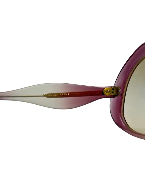 Foto de um(a) Óculos Vintage Novo Montclair Suncat, da categoria de Óculos. Óculos VINTAGE Montclair, modelo Suncat, Selected Frame, armação em acetato nas cores degrade marrom lilás , semi... Mostrado de uma perspectiva diferente. Vendido no marketplace Trésors.