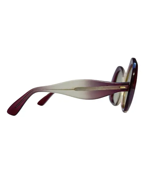 Foto de um(a) Óculos Vintage Novo Montclair Suncat, da categoria de Óculos. Óculos VINTAGE Montclair, modelo Suncat, Selected Frame, armação em acetato nas cores degrade lilás e gelo, semi... Mostrado de uma perspectiva diferente. Vendido no marketplace Trésors.