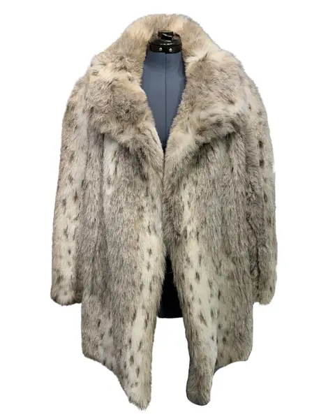 Foto de um(a) Casaco Vintage Pelo Sintético Explendoroso, da categoria de Casacos. Explendoroso casaco vintage Signatures by Style VI Lid., americano, em pelo sintético, tons de off e creme acinzentado,... Vendido no marketplace Trésors.