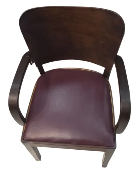 Foto de um(a) Cadeira Cimo em Imbuia, da categoria de Outras cadeiras . Relíquia do Design Brasileiro: Cadeira Móveis Cimo Encante seu ambiente com uma peça autêntica da história do mobiliário... Mostrado de uma perspectiva diferente. Vendido no marketplace Trésors.