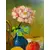 Foto de um(a) Pintura Érico da Silva - 2002, da categoria de Pinturas. Acrílica sobre tela do grande artista paranaense Érico da Silva. Mostrado de uma perspectiva diferente. Vendido no marketplace Trésors.