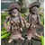 Foto de um(a) Lampião e Maria Bonita - Joel Galdino, da categoria de Escultura. Par de esculturas em barro de Joel Galdino, grande mestre da arte popular brasileira, representando Lampião e Maria Bonita.... Mostrado de uma perspectiva diferente. Vendido no marketplace Trésors.