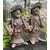 Foto de um(a) Lampião e Maria Bonita - Joel Galdino, da categoria de Escultura. Par de esculturas em barro de Joel Galdino, grande mestre da arte popular brasileira, representando Lampião e Maria Bonita.... Mostrado de uma perspectiva diferente. Vendido no marketplace Trésors.