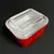 Foto de um(a) Manteigueira Pyrex Opalina Americana, da categoria de Outros utensílios para servir. Fantástico recipiente em opalina da pirex, made USA, parte externa na cor vermelha, tampa em vidrão incolor. Originalmente... Mostrado de uma perspectiva diferente. Vendido no marketplace Trésors.