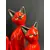 Foto de um(a) par de Gatos Vintage em Cerâmica, da categoria de Modelos e estatuetas. Lindo par de gatos vintage em cerâmica, em tom de vermelho fechado, um clássico da decoração e dos amantes dos bichanos,... Mostrado de uma perspectiva diferente. Vendido no marketplace Trésors.