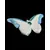 Foto de um(a) Borboleta azul em Porcelana, da categoria de Objetos de parede esculturais. Belíssima borboleta em porcelana, em tons de azul com linda esmaltação, a peça tem como proposta ser pendurada na parede,... Mostrado de uma perspectiva diferente. Vendido no marketplace Trésors.