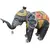 Foto de um(a) Elefante Decorativo em Madeira – Pintada à Mão, da categoria de Escultura. Encantadora escultura de elefante entalhada em madeira maciça, apresentando uma rica ornamentação em policromia. Esta peça é... Vendido no marketplace Trésors.