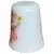 Foto de um(a) Dedal de Coleção em Porcelana - Estampa Ratinha de Saia e Buquê de Flores, da categoria de Outros colecionáveis. Este delicado dedal colecionável em porcelana branca apresenta uma temática romântica e bucólica. Com um acabamento... Mostrado de uma perspectiva diferente. Vendido no marketplace Trésors.