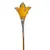 Foto de um(a) Flor Decorativa em Cristal Murano - Amarelo Ouro, da categoria de Outros colecionáveis. Elegante flor decorativa artesanal, modelada à mão em cristal Murano. Esta peça une o charme do design orgânico com a... Mostrado de uma perspectiva diferente. Vendido no marketplace Trésors.