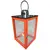 Foto de um(a) Lanterna Decorativa Porta-Velas em Madeira Laranja e Aço Inox, da categoria de Sinalizadores. Adicione um toque de sofisticação e cor ao seu ambiente com esta belíssima Lanterna Decorativa. Unindo a robustez da madeira... Vendido no marketplace Trésors.