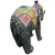 Foto de um(a) Elefante Decorativo em Madeira – Pintada à Mão, da categoria de Escultura. Encantadora escultura de elefante entalhada em madeira maciça, apresentando uma rica ornamentação em policromia. Esta peça é... Mostrado de uma perspectiva diferente. Vendido no marketplace Trésors.