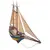 Foto de um(a) Veleiro Antigo em Madeira – Escuna Clássica Pintada à Mão, da categoria de Modelos de barcos. Encanto e Nostalgia em Cada Detalhe Este magnífico veleiro antigo é uma peça decorativa que evoca a era de ouro da... Mostrado de uma perspectiva diferente. Vendido no marketplace Trésors.