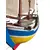 Foto de um(a) Veleiro Antigo em Madeira – Escuna Clássica Pintada à Mão, da categoria de Modelos de barcos. Encanto e Nostalgia em Cada Detalhe Este magnífico veleiro antigo é uma peça decorativa que evoca a era de ouro da... Mostrado de uma perspectiva diferente. Vendido no marketplace Trésors.