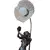 Foto de um(a) Escultura Luminária Antiga Cigana em Petit Bronze, da categoria de Escultura. Esta magnífica escultura luminária em petit bronze retrata uma figura cigana com impressionante riqueza de detalhes. A peça... Mostrado de uma perspectiva diferente. Vendido no marketplace Trésors.