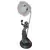 Foto de um(a) Escultura Luminária Antiga Cigana em Petit Bronze, da categoria de Escultura. Esta magnífica escultura luminária em petit bronze retrata uma figura cigana com impressionante riqueza de detalhes. A peça... Mostrado de uma perspectiva diferente. Vendido no marketplace Trésors.