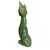 Foto de um(a) Escultura Decorativa Gato Sentado – Cerâmica Esmaltada Verde Jade, da categoria de Escultura. Elegante escultura figurativa representando um gato em postura sentada e alongada. A peça destaca-se pela sua estilização... Mostrado de uma perspectiva diferente. Vendido no marketplace Trésors.