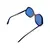 Foto de um(a) Óculos Vintage Novo Montclair Azul/Rosa, da categoria de Óculos. Óculos VINTAGE Montclair, Selected Frame, armação em acetato nas cores degrade azul e rosa, semi transparência, lentes... Mostrado de uma perspectiva diferente. Vendido no marketplace Trésors.