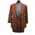 Foto de um(a) Conjunto Tailleur Vintage 100% Lã, da categoria de Casacos. Conjunto tailleur vintage, CGC, Walkyria Spinelli, 100% lã, na cor caramelo escuro, blazer lindíssimo alongado, acinturado,... Mostrado de uma perspectiva diferente. Vendido no marketplace Trésors.