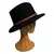 Foto de um(a) Chapéu Fedora Bailey, da categoria de Chapéus. Chapéu Fedora Bailey, americano, em feltro e faixa em couro trançado Cor preto Coroa vincada Cone médio Aba 6cm Banda... Mostrado de uma perspectiva diferente. Vendido no marketplace Trésors.