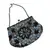 Foto de um(a) Bolsa Vintage Paetê Prata, da categoria de Bolsas. pequena bolsa vintage, bordada em pedrarias e lantejoulas prateadas, possui fecho “vovó”, alça corrente, correspondente à... Mostrado de uma perspectiva diferente. Vendido no marketplace Trésors.