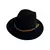 Foto de um(a) Chapéu Fedora Bailey, da categoria de Chapéus. Chapéu Fedora Bailey, americano, em feltro e faixa em couro trançado Cor preto Coroa vincada Cone médio Aba 6cm Banda... Mostrado de uma perspectiva diferente. Vendido no marketplace Trésors.