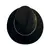 Foto de um(a) Chapéu Fedora Bailey, da categoria de Chapéus. Chapéu Fedora Bailey, americano, em feltro e faixa em couro trançado Cor preto Coroa vincada Cone médio Aba 6cm Banda... Mostrado de uma perspectiva diferente. Vendido no marketplace Trésors.