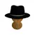 Foto de um(a) Chapéu Fedora Perry Ellis, da categoria de Chapéus. Chapéu Fedora, feltro 100% lã, da marca americana Perry Ellis, foram produzidos pela marca em coleções de inverno... Mostrado de uma perspectiva diferente. Vendido no marketplace Trésors.