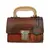 Foto de um(a) Mini Bag Couro Rusty, da categoria de Bolsas. Pequena bolsa de mão em couro vintage. Provavelmente com antiga finalidade de pequena ferramenta, atualmente pode ser usada... Mostrado de uma perspectiva diferente. Vendido no marketplace Trésors.