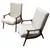 Foto de um(a) Par de Poltronas Modernistas Buclê Off-White, da categoria de Poltronas. Par de Poltronas Modernistas Anos 50/60 em Madeira Maciça e Tecido Buclê Off-White. Vendido no marketplace Trésors.
