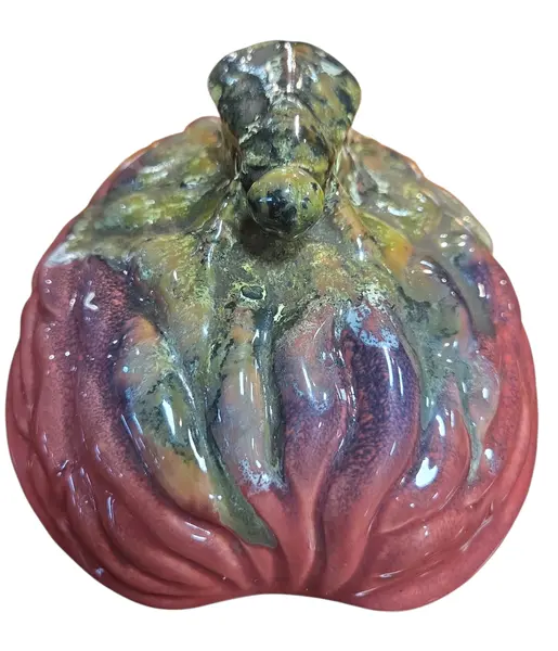 Foto de um(a) Antiga Bomboniere Cerâmica Weiss – Formato de Noz com Inseto, da categoria de Garrafas, potes e jarros. Rara e excêntrica bomboniere em cerâmica esmaltada, produzida pela renomada Cerâmica Weiss. Uma peça de colecionismo que... Mostrado de uma perspectiva diferente. Vendido no marketplace Trésors.