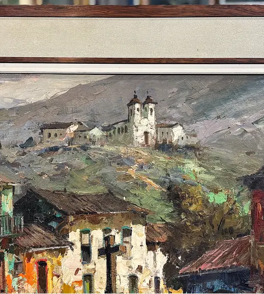 Foto de um(a) Durval Pereira - 1970, da categoria de Pinturas. Durval Pereira - 1970.Incrível óleo sobre tela do grande artista impressionista Durval Pereira, reconhecido mundialmente.... Mostrado de uma perspectiva diferente. Vendido no marketplace Trésors.