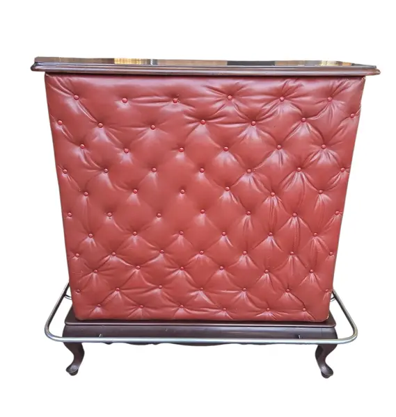 Foto de um(a) Relíquia Anos 60: Bar em Imbuia, Courvin de Época e Piseira de Metal, da categoria de Bares. Uma verdadeira obra de arte para sua casa. Este barzinho exclusivo transporta você diretamente para a sofisticação dos anos... Mostrado de uma perspectiva diferente. Vendido no marketplace Trésors.