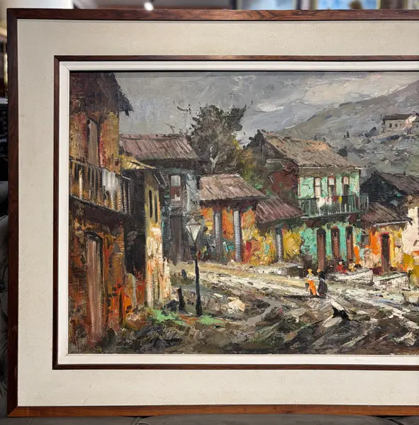 Foto de um(a) Durval Pereira - 1970, da categoria de Pinturas. Durval Pereira - 1970.Incrível óleo sobre tela do grande artista impressionista Durval Pereira, reconhecido mundialmente.... Mostrado de uma perspectiva diferente. Vendido no marketplace Trésors.