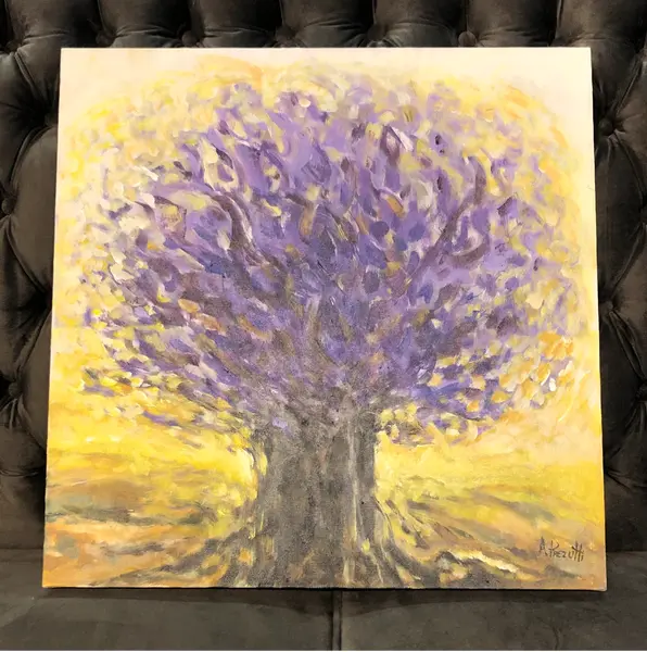 Foto de um(a) Andrea Prezutti - Portais, da categoria de Pinturas. Óleo sobre tela da grande artista paranaense Andrea Prezutti. Sem moldura. Mostrado de uma perspectiva diferente. Vendido no marketplace Trésors.