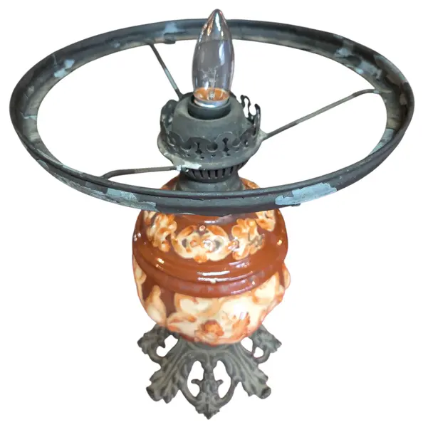 Foto de um(a) Abajur em Cerâmica Esmaltada, da categoria de Abajures. Uma peça versátil e elegante que combina com diversos estilos de decoração. Com acabamento esmaltado de alta qualidade, este... Mostrado de uma perspectiva diferente. Vendido no marketplace Trésors.