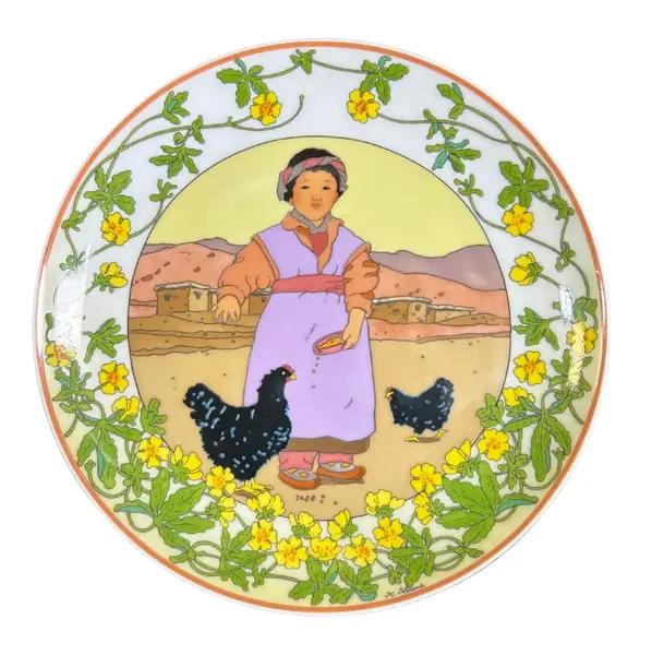 Foto de um(a) Prato Colecionável "Children of the World" da UNICEF, da categoria de Pratos Decorativos. Prato decorativo em porcelana da coleção "Children of the World" da UNICEF, fabricado pela empresa alemã Villeroy & Boch,... Vendido no marketplace Trésors.
