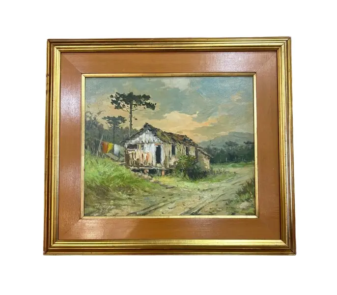 Foto de um(a) Egenolf Theilacker - 1983, da categoria de Pinturas. Óleo sobre tela de 1983 do grande artista Egenolf Theilacker. Vendido no marketplace Trésors.