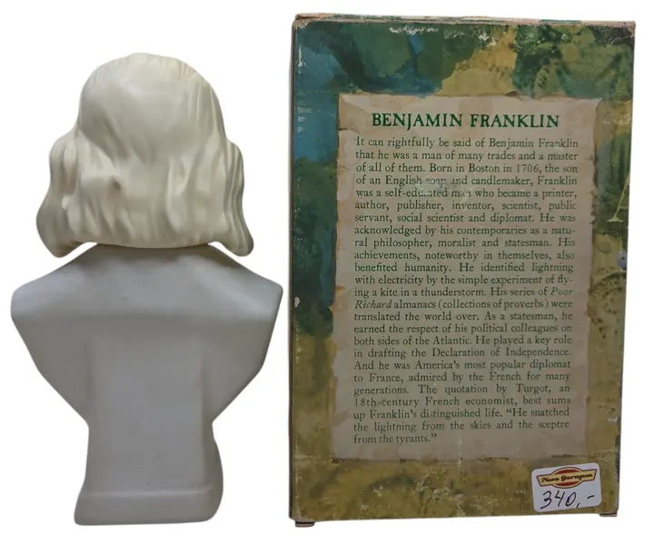 Foto de um(a) Perfume Avon Benjamin Franklin Vintage, da categoria de Outros colecionáveis. Perfume Avon Benjamin Franklin Vintage. Mostrado de uma perspectiva diferente. Vendido no marketplace Trésors.